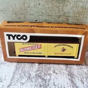 Rare Vintage Tyco HO Anheuser Busch Budweiser Beer 40' Woodside Reefer #370-C
